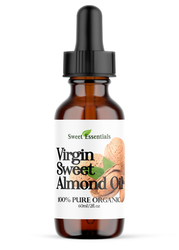 100% Pure Organic Sweet Almond Oil | Unrefined / Virgin | Imported From Italy